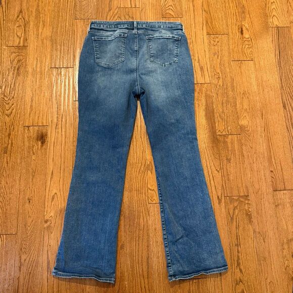 NYDJ Barbara Bootcut stretch high rise jeans size 14 - Picture 6 of 10
